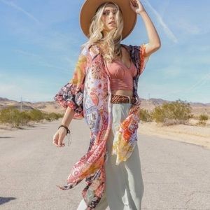 Boho Patchwork Kimono